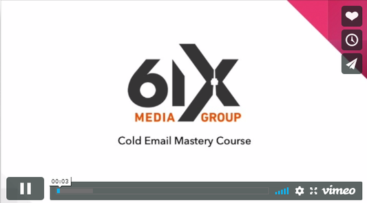 COLD EMAIL SECRETS – 6IX INCUBATOR