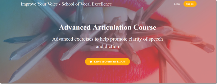 Advanced Articulation Course – Darren McStay