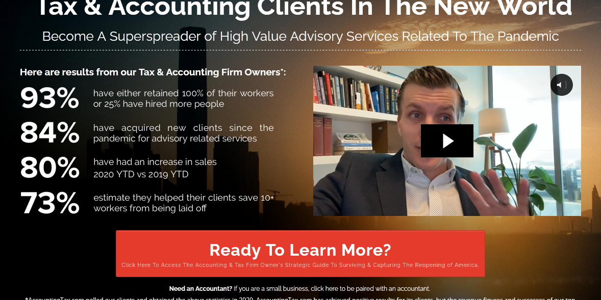 ANDREW ARGUE – ACCOUNTING TAX PROGRAMS + COVID 19 CONSULTING UP1