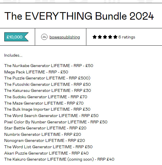 BowesPublishing – The EVERYTHING Bundle 2024 (KDP)