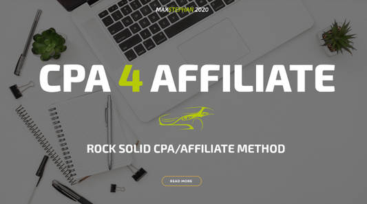 CPA 4 AFFILIATE – SMART 2020 CPA METHOD TO MAKE $500 DAILY