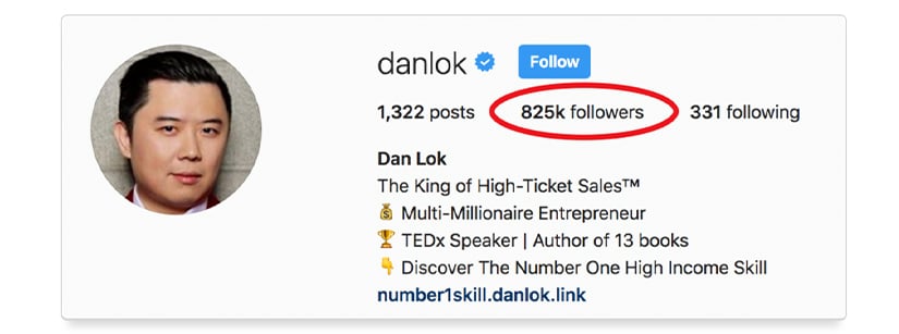 Dan Lok  Instagram Secret