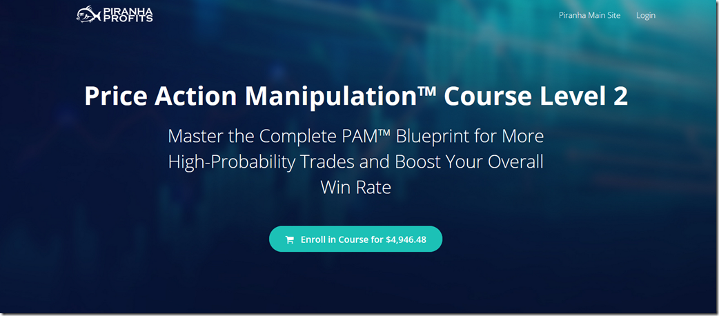 Price Action Manipulation Course Level 2 – Piranha Profits