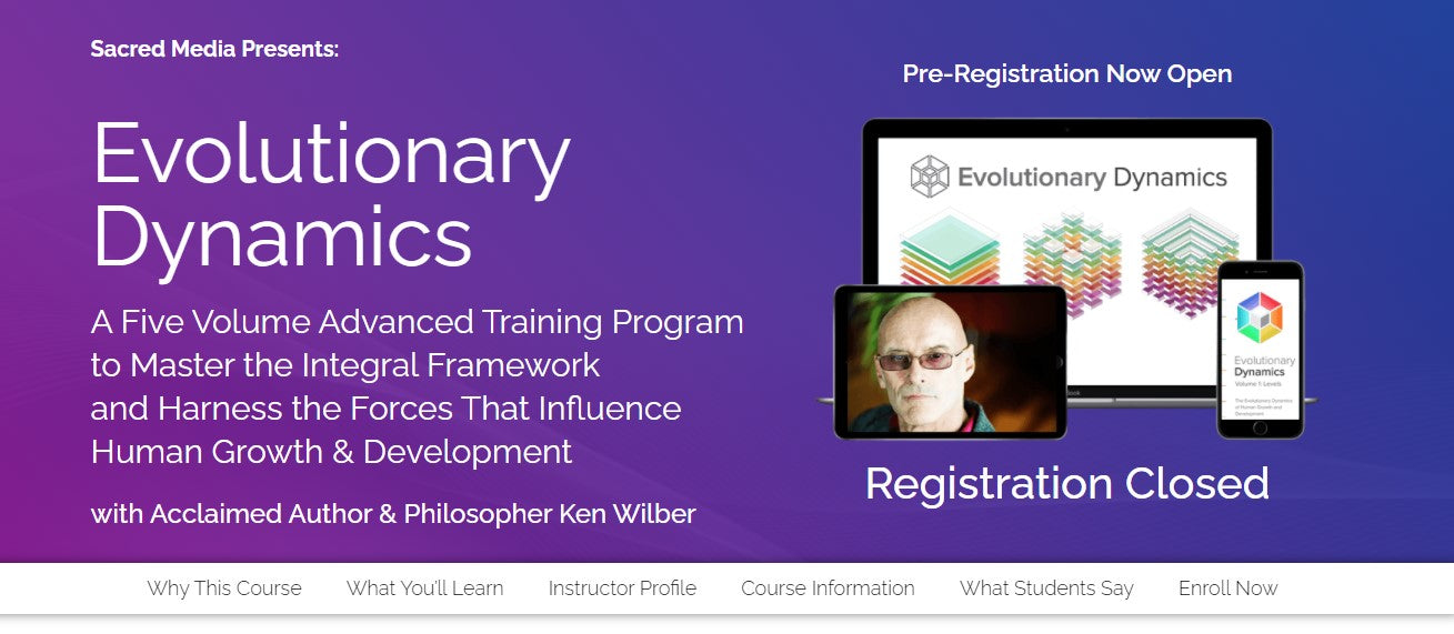 Ken Wilber – Evolutionary Dynamics